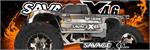 Savage X 4.6 RTR - Silver-Black (2013 Edition), H109084, H-PI-109084, HPI-109084